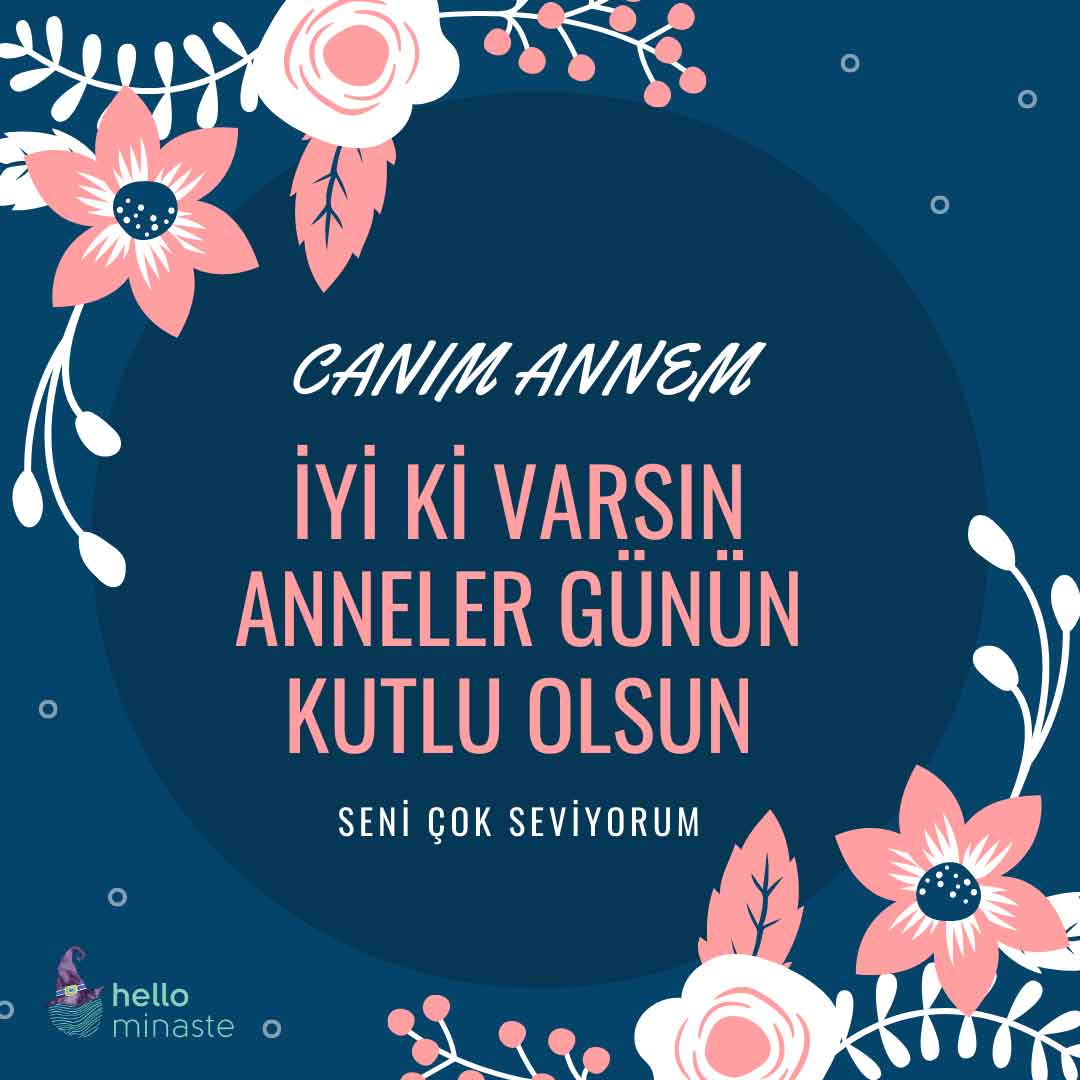 Anneler Günü Kutlama Mesajları 2024 ♥ 2 anneler günü mesajı görseli