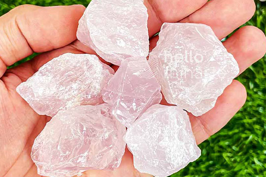 pembe kuvars taşı doğal taş ham