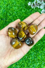 Kaplan Gözü Taşı (Tiger Eye) Doğal Çakra Taşı