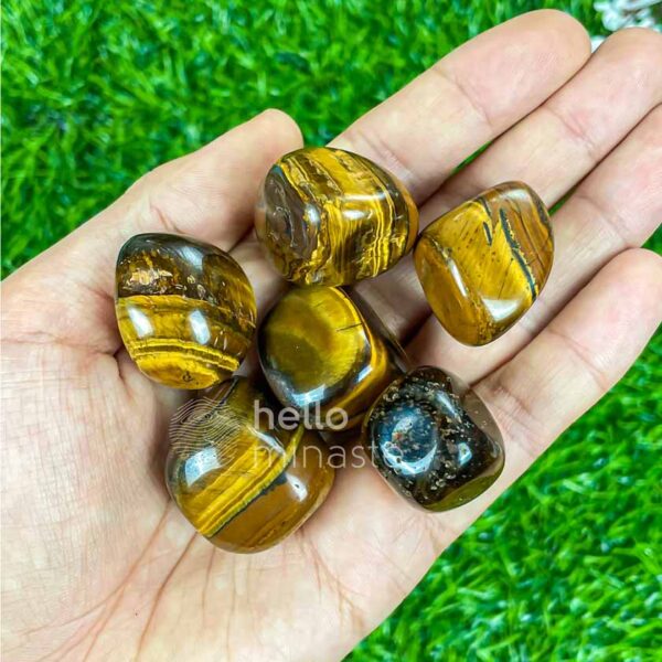 Kaplan Gözü Taşı (Tiger Eye) Doğal Çakra Taşı
