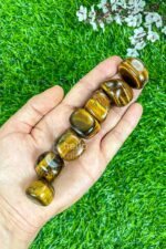 Kaplan Gözü Taşı (Tiger Eye) Doğal Çakra Taşı