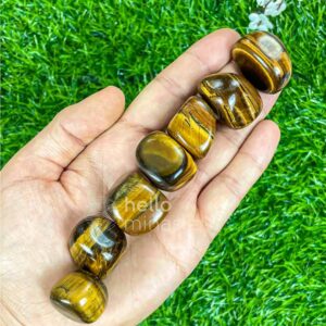 Kaplan Gözü Taşı (Tiger Eye) Doğal Çakra Taşı