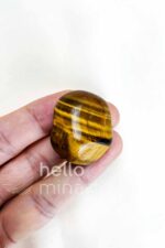 Kaplan Gözü Taşı (Tiger Eye) Doğal Çakra Taşı