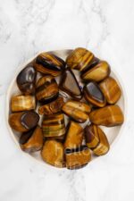 Kaplan Gözü Taşı (Tiger Eye) Doğal Çakra Taşı