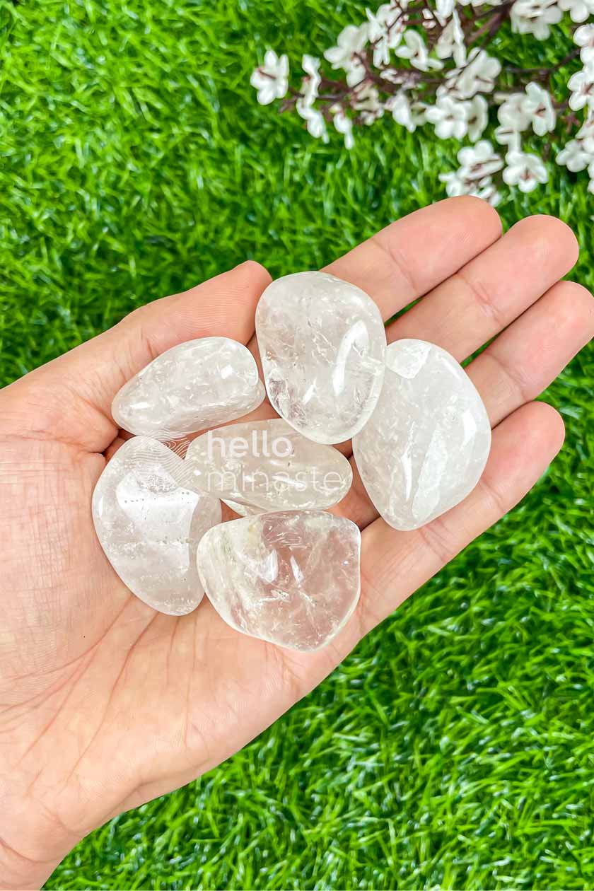 Kristal Kuvars Doğal Çakra Taşı