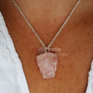 pembe kuvars kolye kullanım